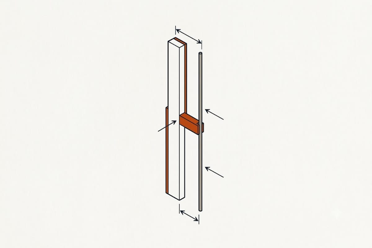 Load offset between wall and pier