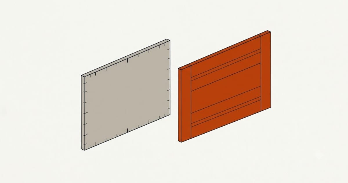 Perimeter support against interior support